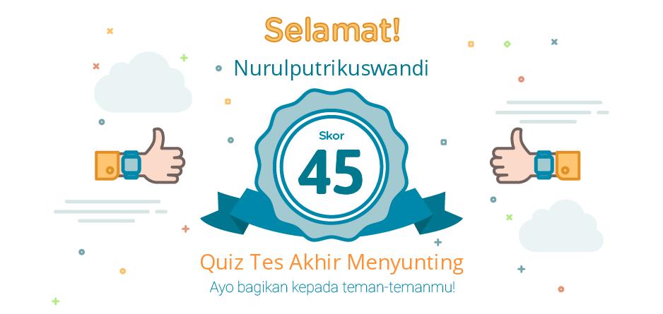 tes akhir menyunting ejaan dan tanda baca
