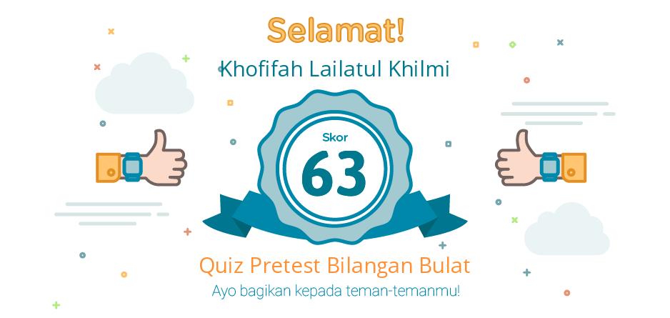 pretest bilangan bulat