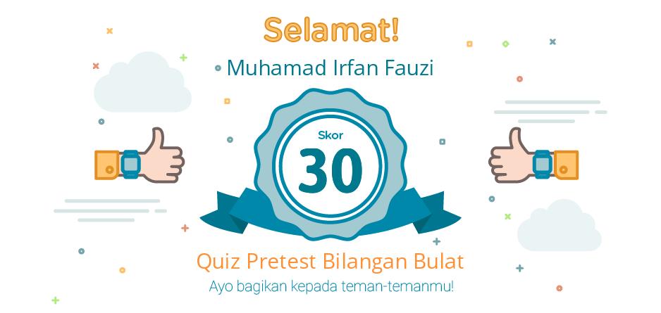 pretest bilangan bulat