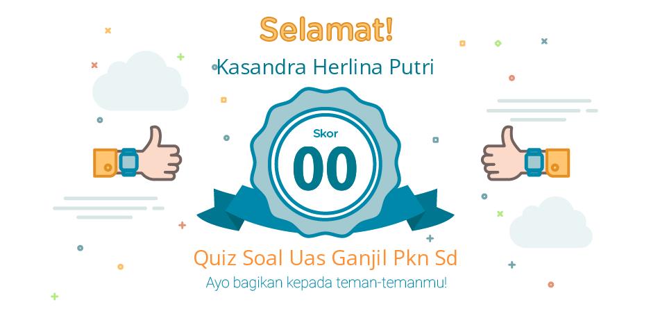 soal uas ganjil PKN SD kelas 3 Semester 1 