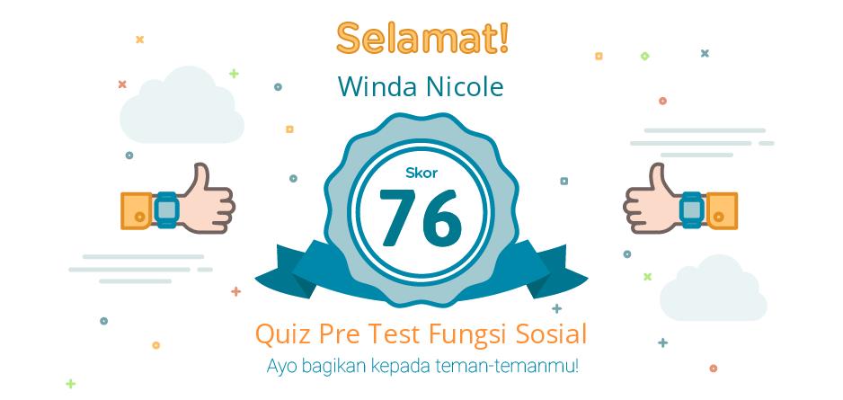 pre test fungsi sosial 