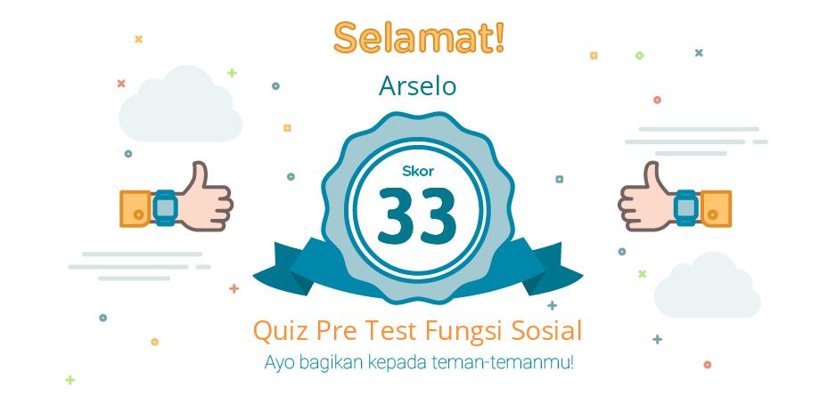 pre test fungsi sosial 