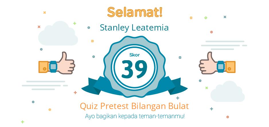 pretest bilangan bulat