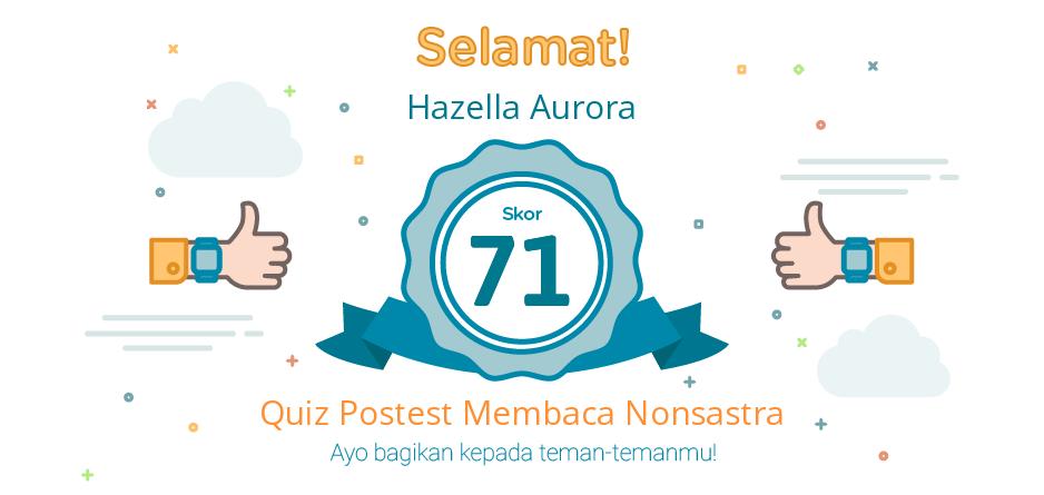 postest membaca nonsastra