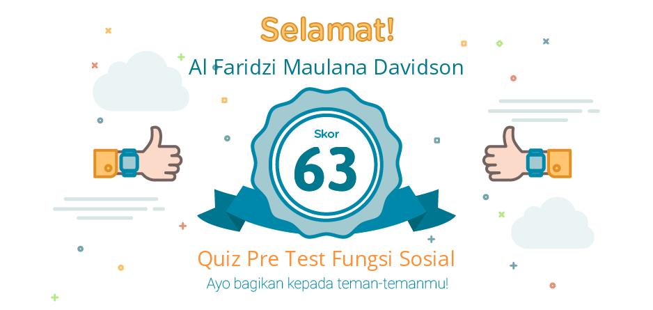 pre test fungsi sosial 
