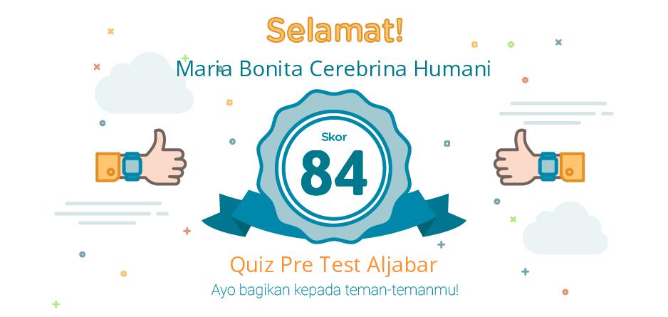 pre test aljabar