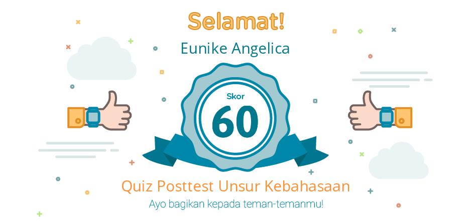 posttest unsur kebahasaan