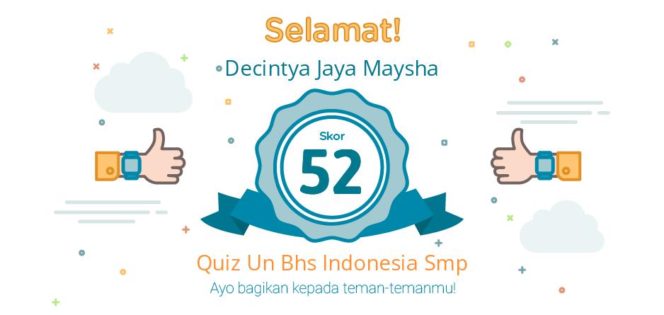 Un Bhs Indonesia Smp