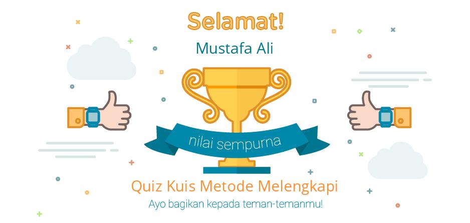 kuis metode melengkapi kuadrat sempurna