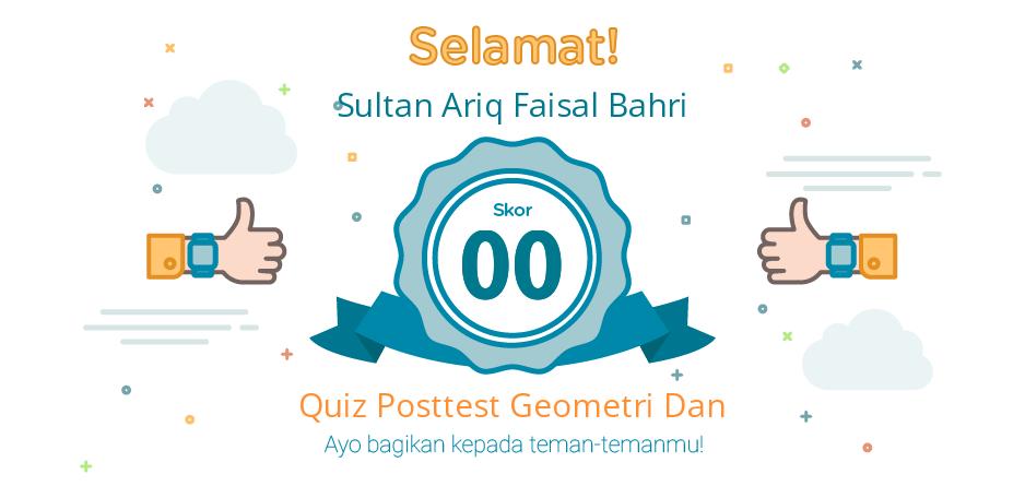 posttest geometri dan trigonometri