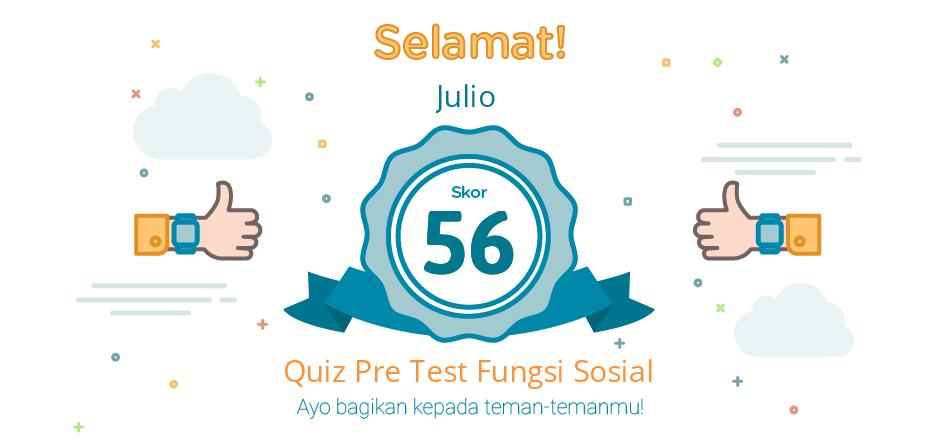 pre test fungsi sosial 