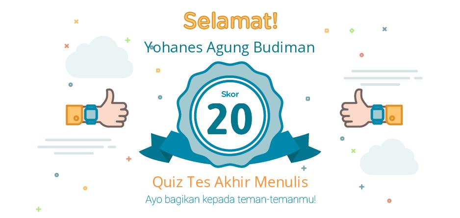 tes akhir menulis terbatas