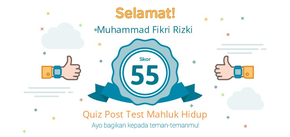post test mahluk hidup dan lingkungannya