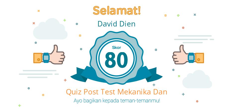 post test mekanika dan tata surya