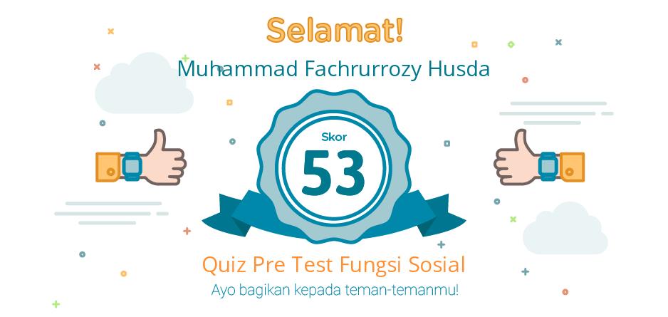 pre test fungsi sosial 